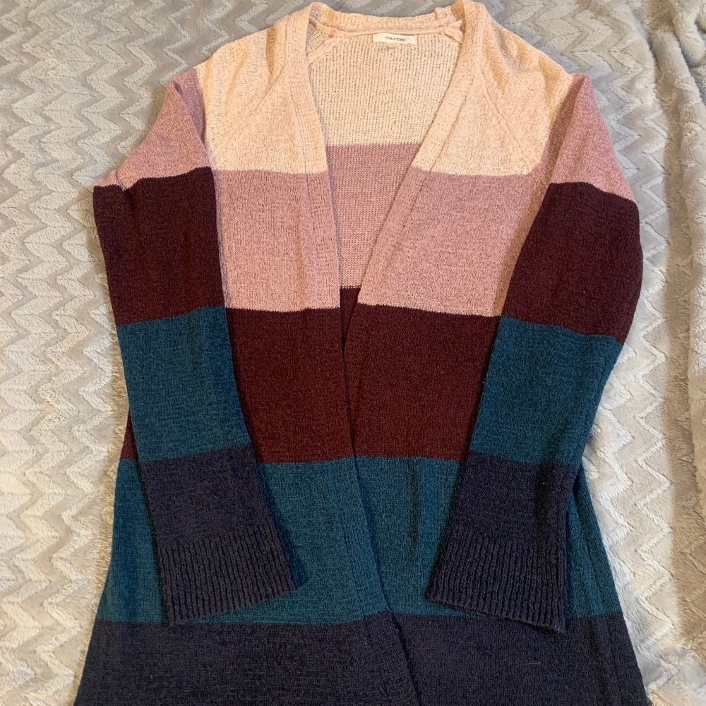 Maurices Colorblock Duster Cardigan
